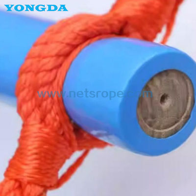 Colorful Children Climbing Training Wooden Rope Ladder For Kindergarten