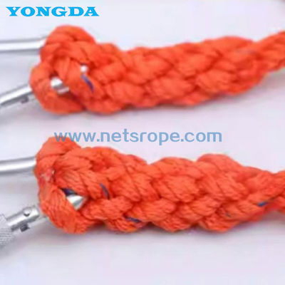 Colorful Children Climbing Training Wooden Rope Ladder For Kindergarten